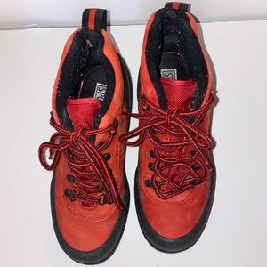 Red Sporto Ankle Hiking Boots - Suede/Leather